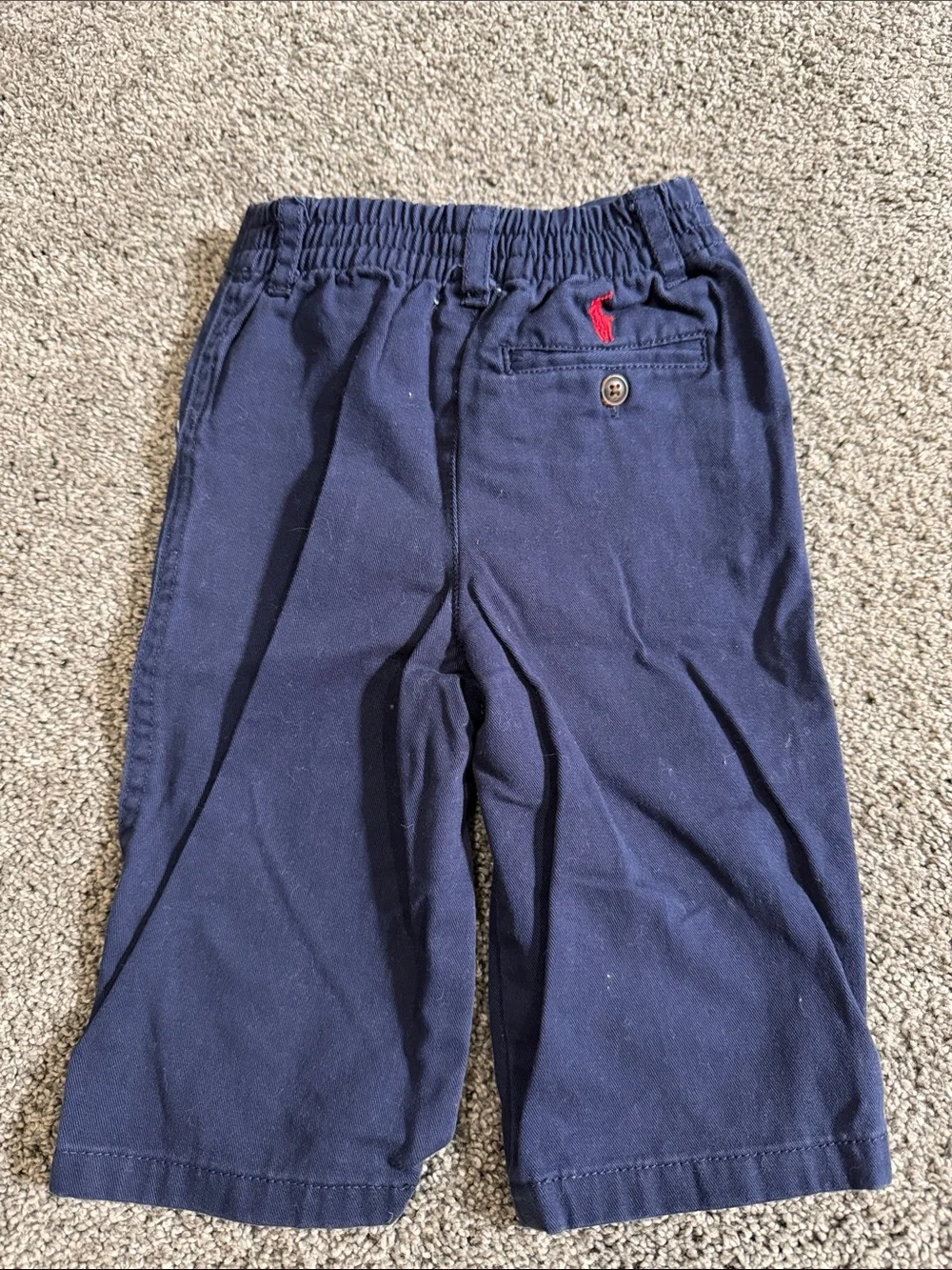 Ralph Lauren Navy Flat-Front Men's Shorts